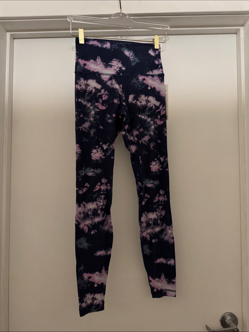 lululemon athletica Tie-Dye High-Rise Leggings in Navy & pink
